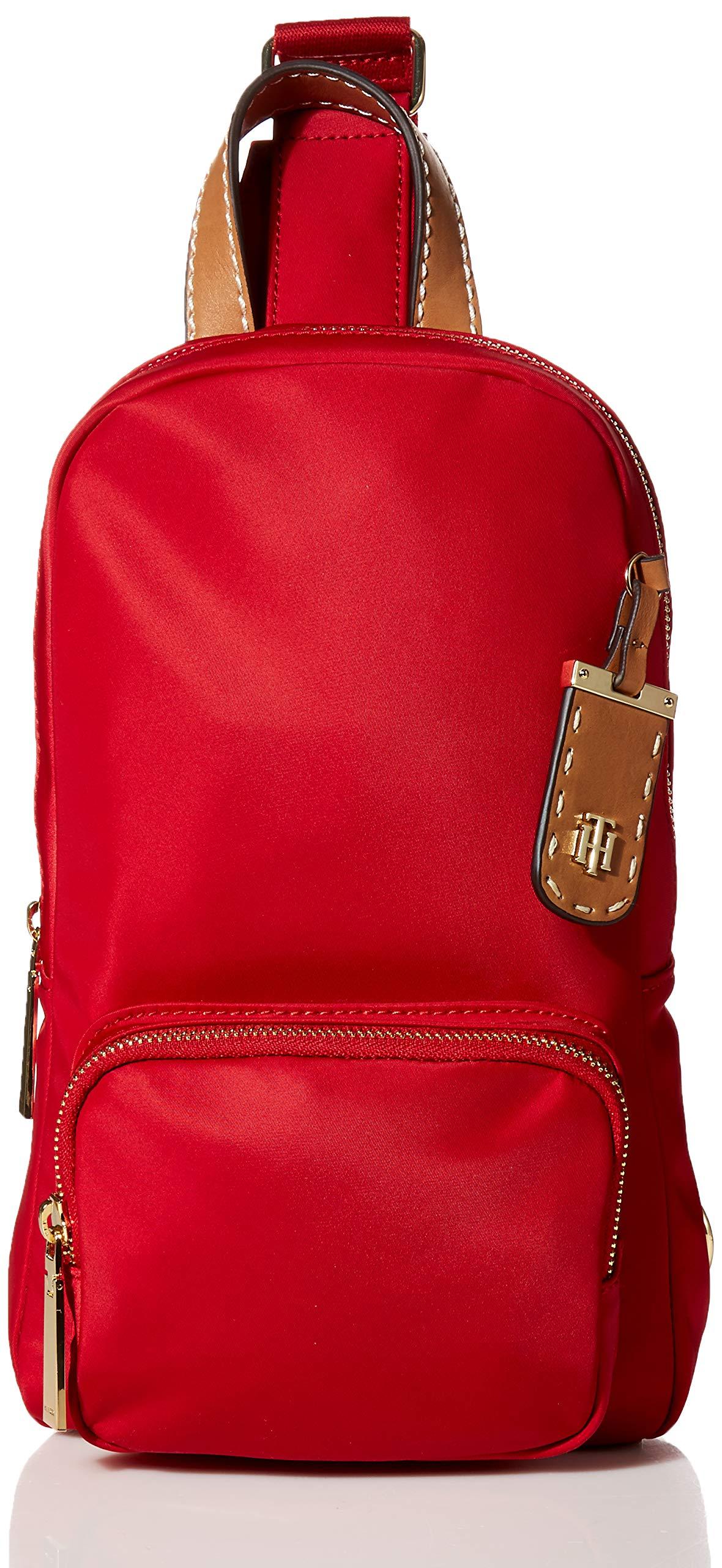 Tommy Hilfiger Synthetic Julia Sling Backpack in Light Mahogany (Black