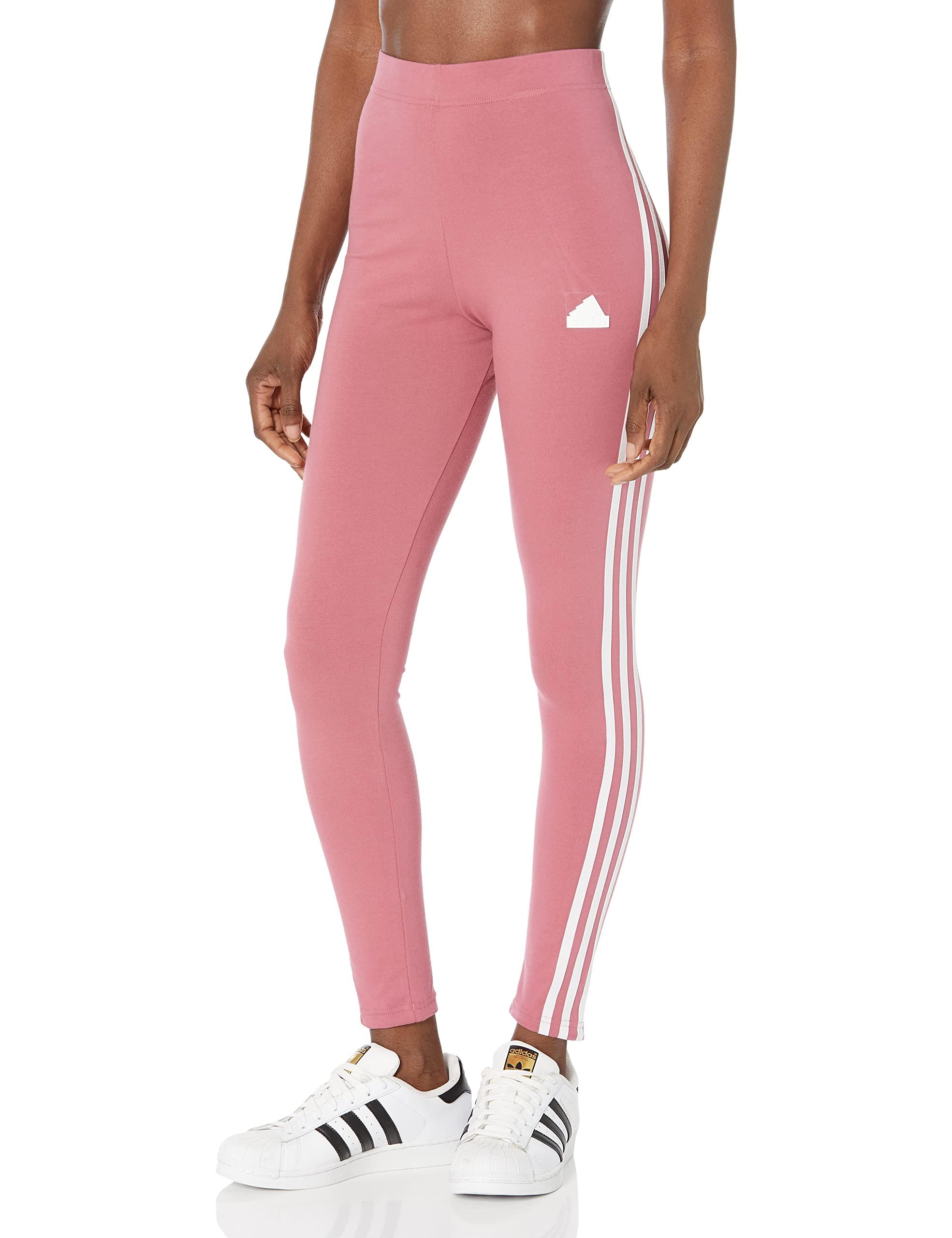 verkiezing dichtbij Grazen adidas Future Icon Three Stripes Leggings in Pink | Lyst