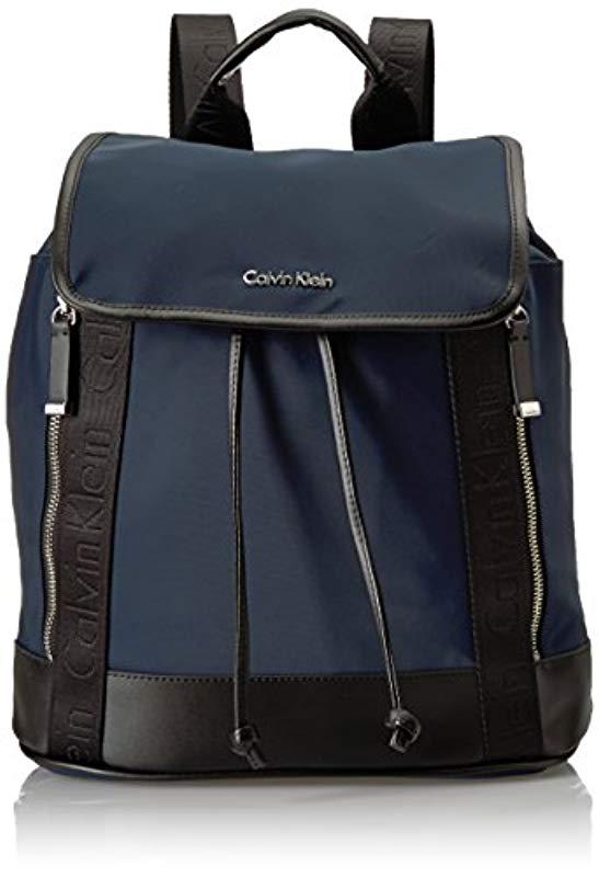calvin klein flap backpack
