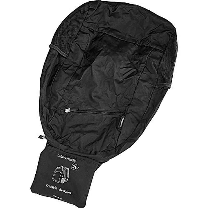 samsonite foldaway backpack