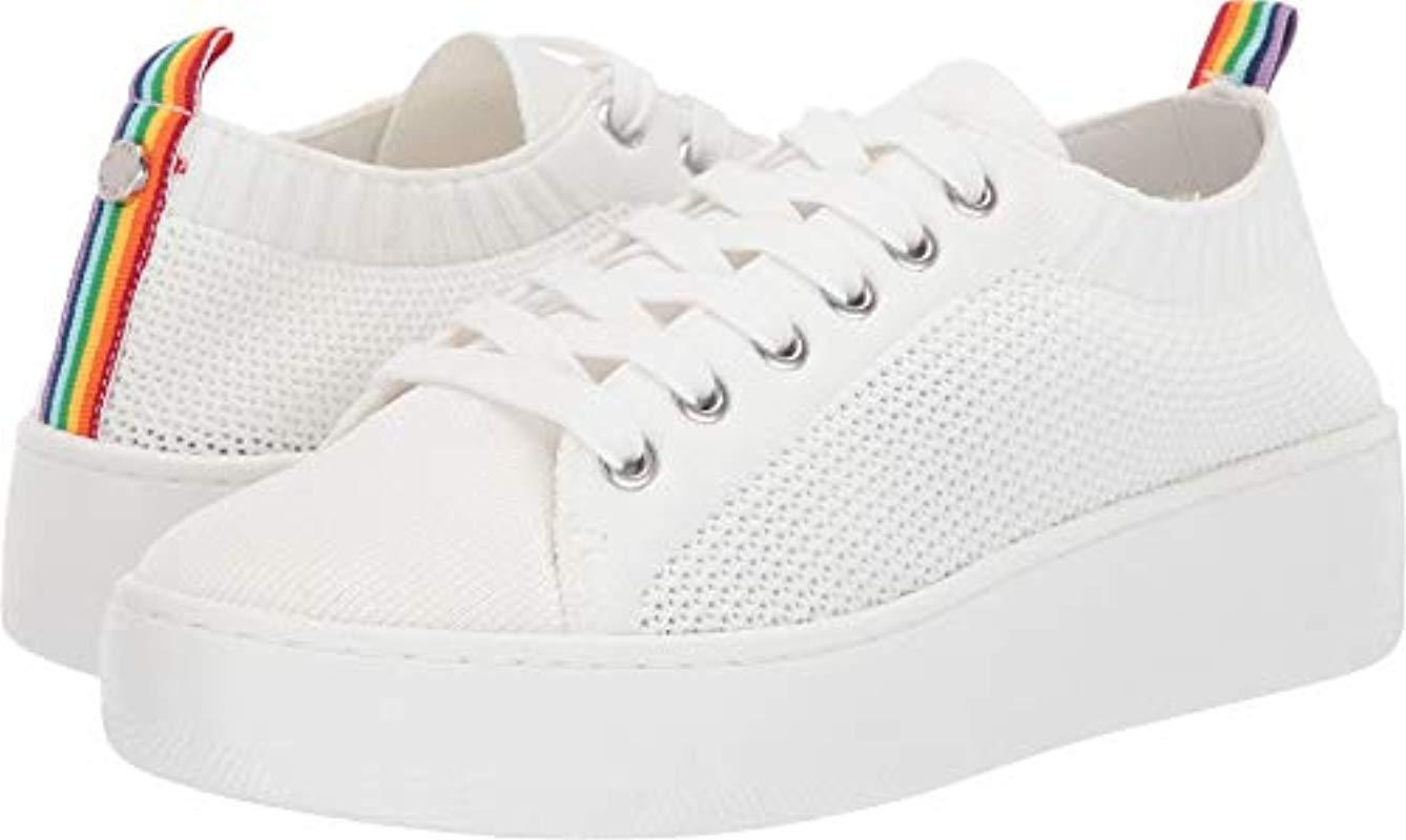 steve madden bardo sneaker white