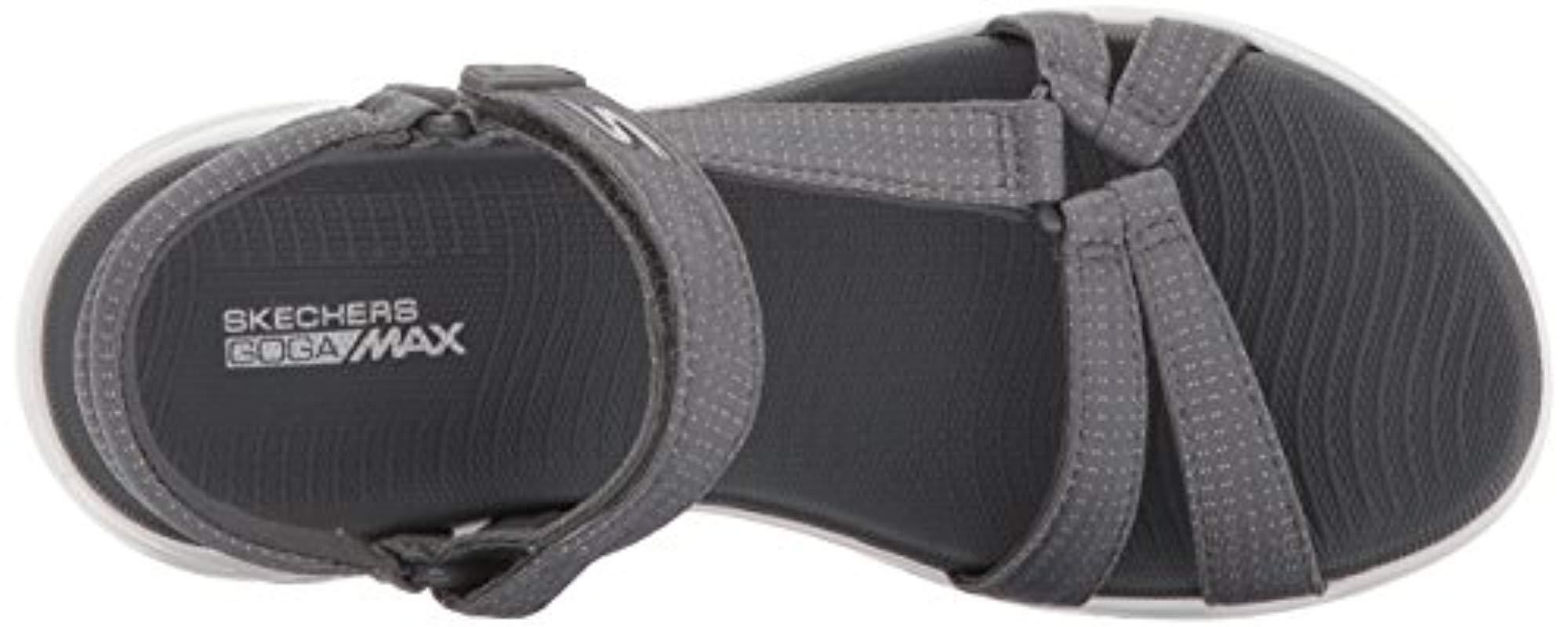 Skechers 15316 Ankle Strap Sandals in Charcoal (Gray) - Save 6% - Lyst