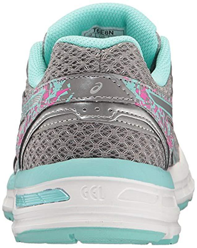 asics women's gel excite 4 running shoes - blue/silver aqua