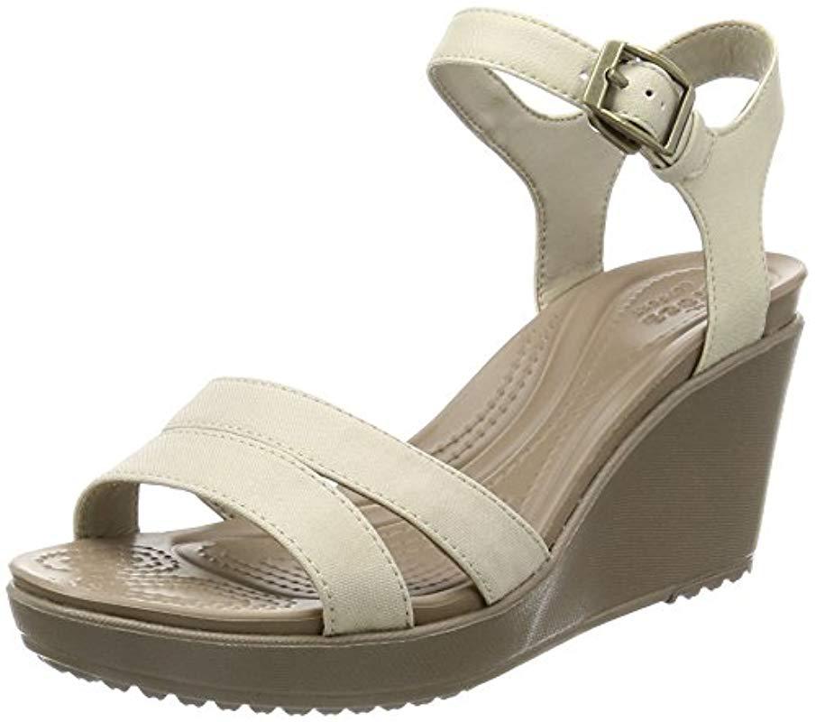 crocs wedges leigh ii