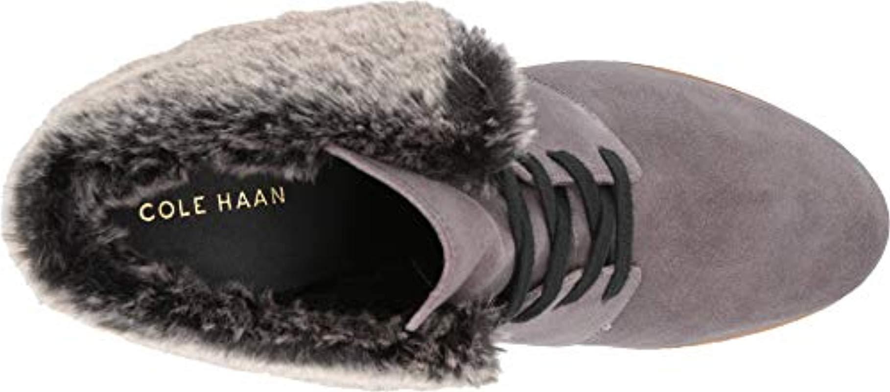 cole haan coralie wedge bootie