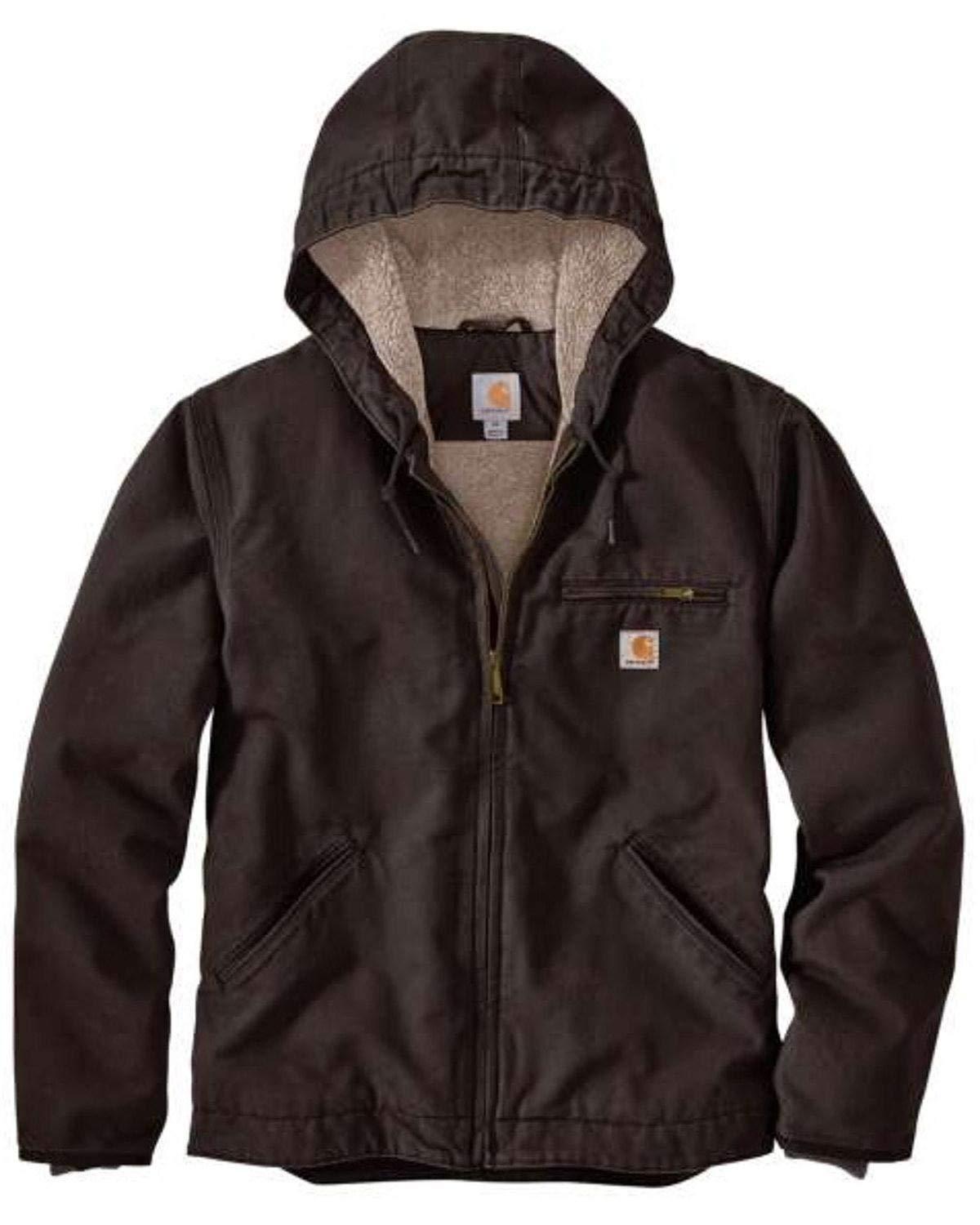 Carhartt Cotton Big & Tall Relaxed Fit Washed Duck Sherpa-lined Jacket ...