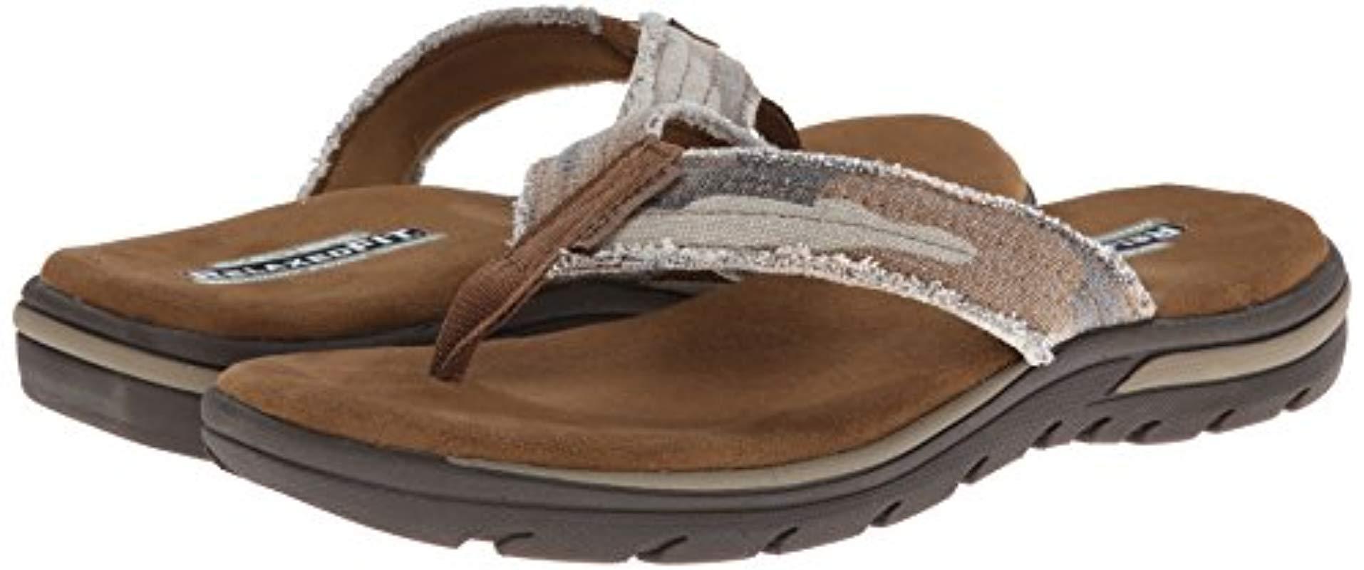 skechers bosnia mens flip flops
