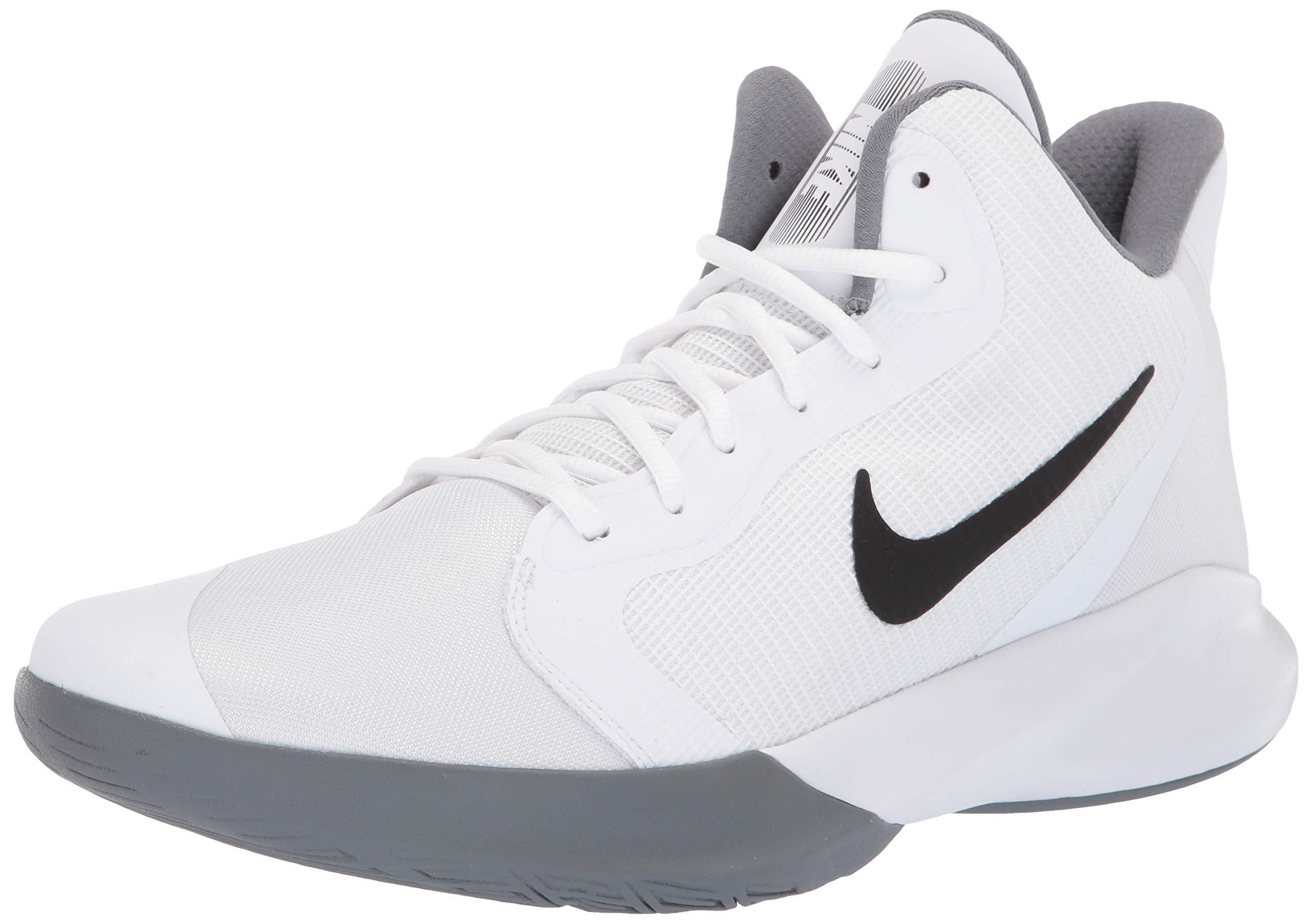 Nike Precision Iii Basketball Shoe in White/Black (White) - Save 43% | Lyst