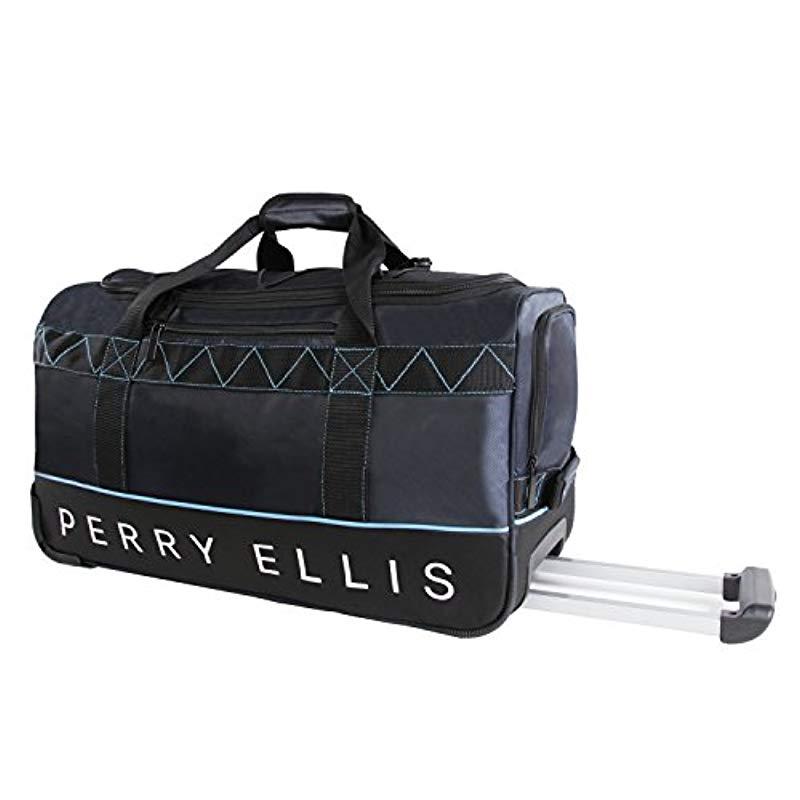 perry ellis rolling duffel bolsa