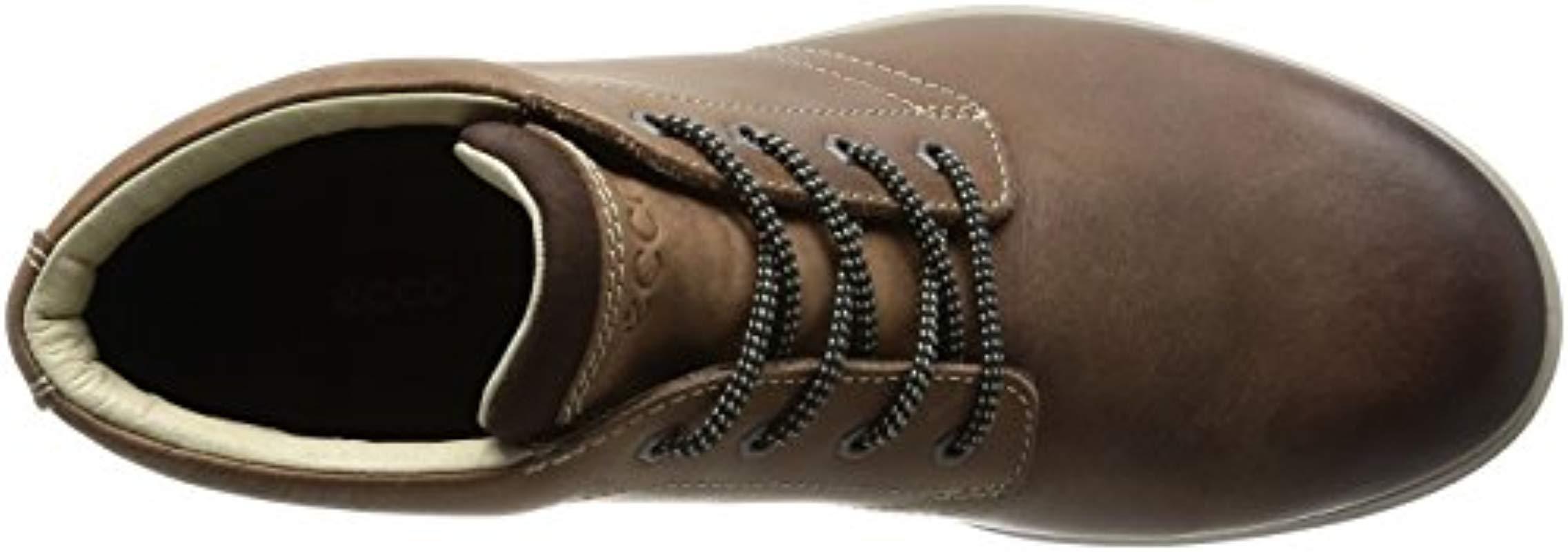 Ecco Leather Whistler Gtx Mid Boot in Cocoa Brown (Brown) for Men - Lyst