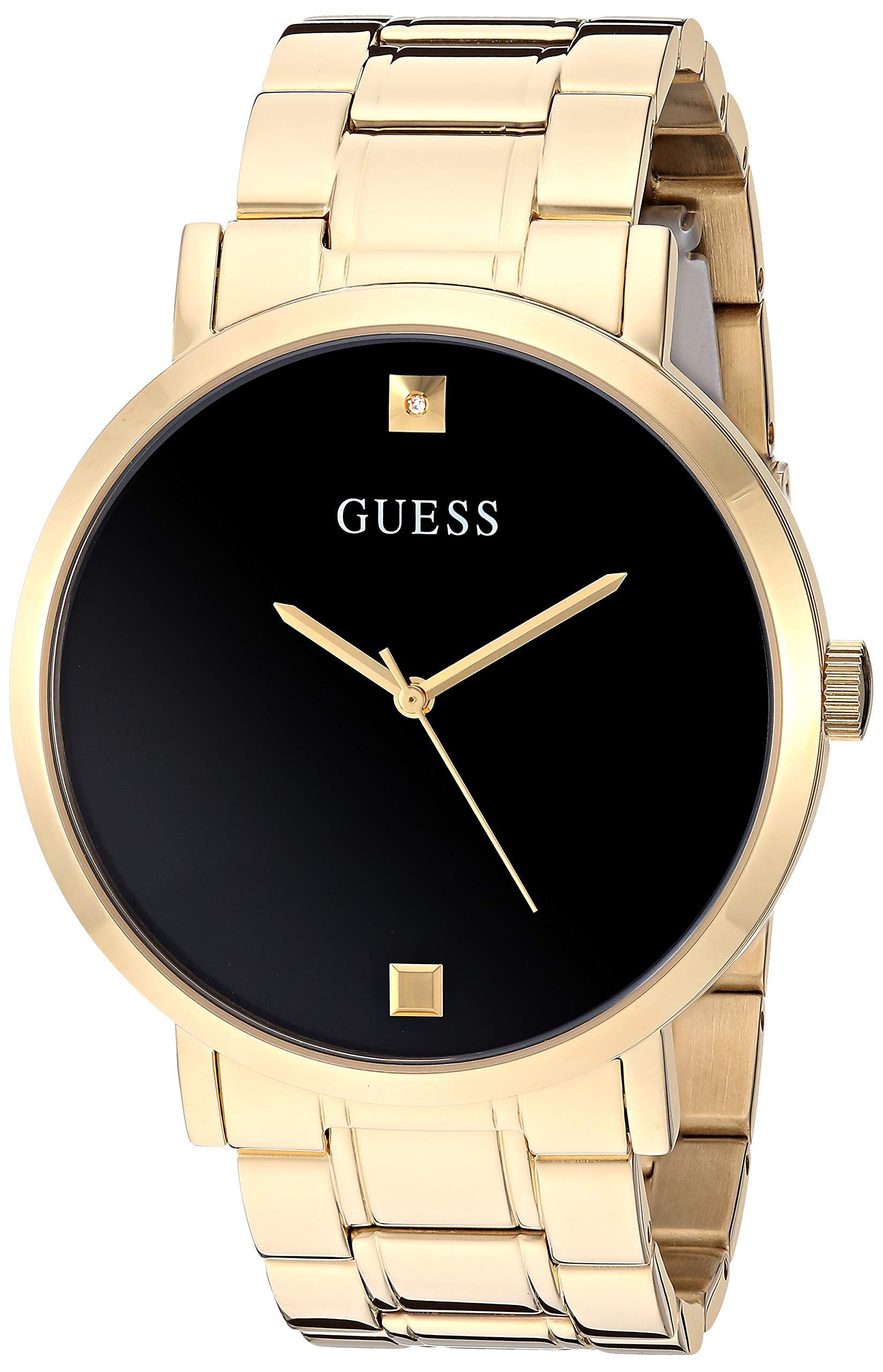 guess men's gold watches