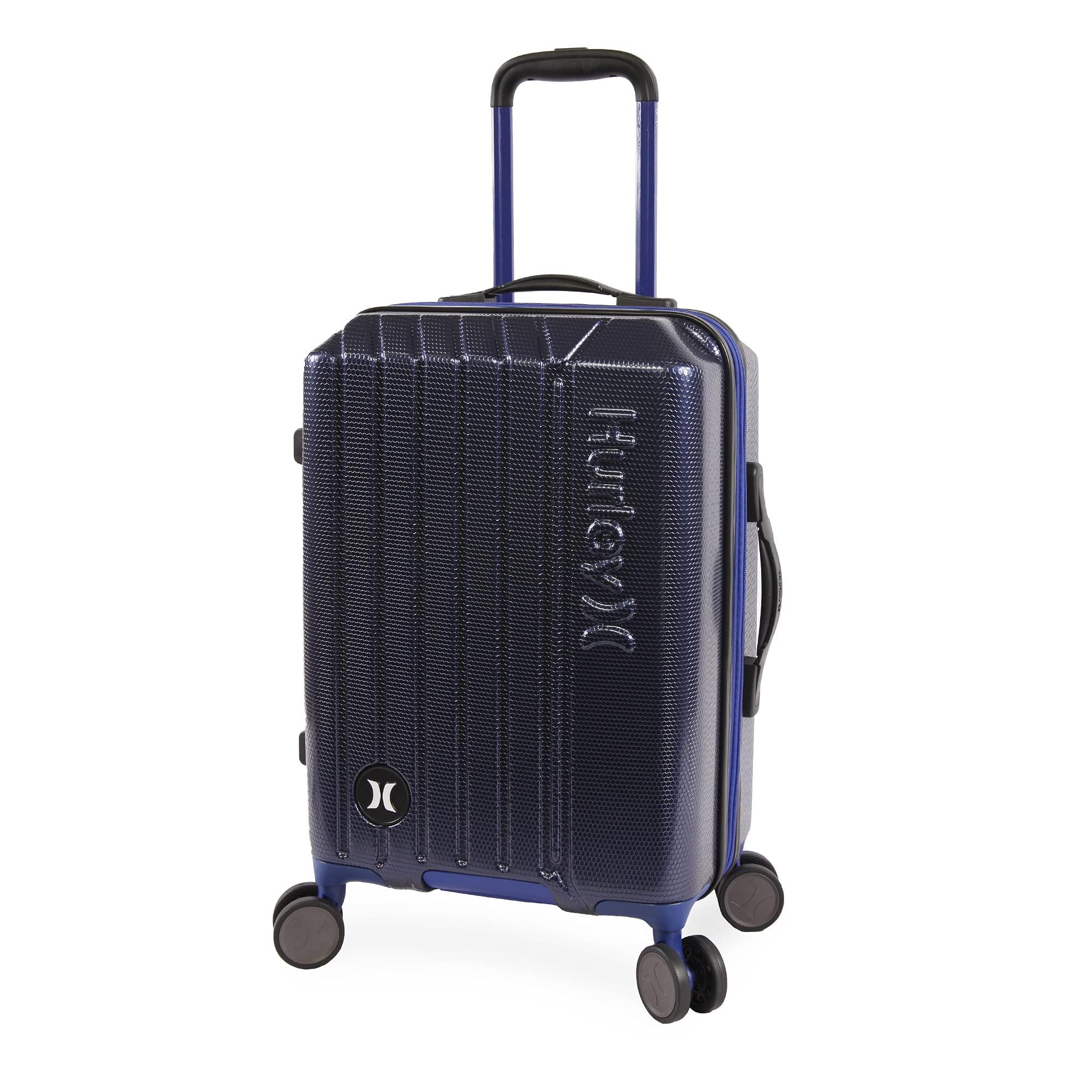 navy blue luggage