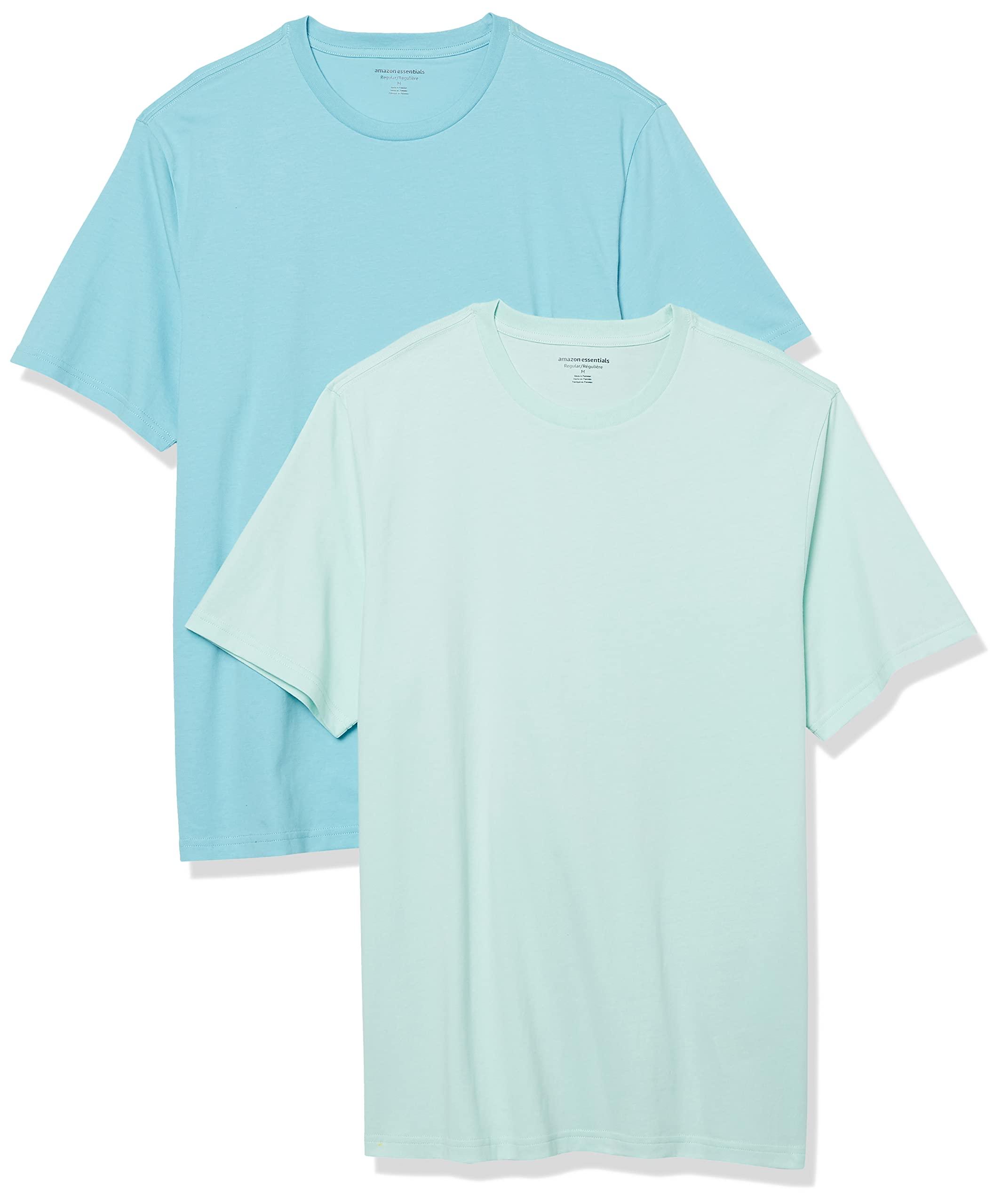 Amazon Essentials Regular-fit Short-sleeve Crewneck T-shirt in Blue for Men  | Lyst