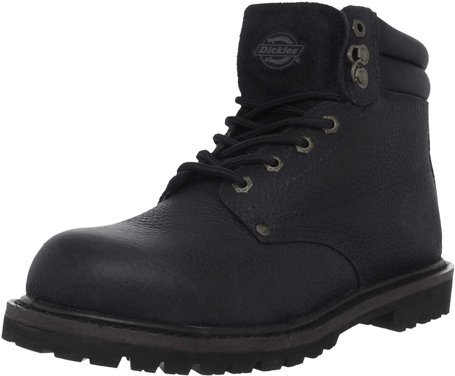 Dickies black steel toe boots Clearance