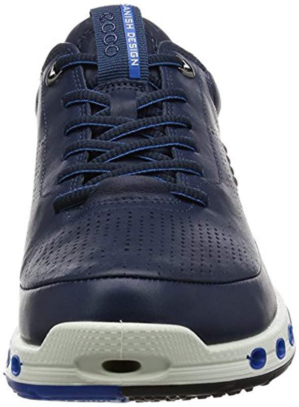 Ecco 2.0 Leather Gore-tex Fashion Sneaker in Blue |