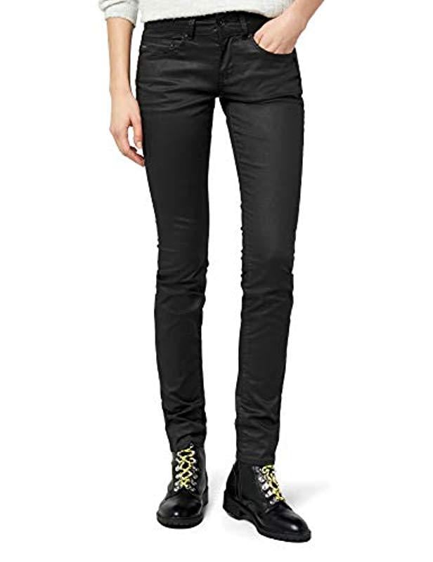 G-Star RAW Denim Midge Cody Mid Skinny Jeans In Superstretch in Black - Save 3% - Lyst
