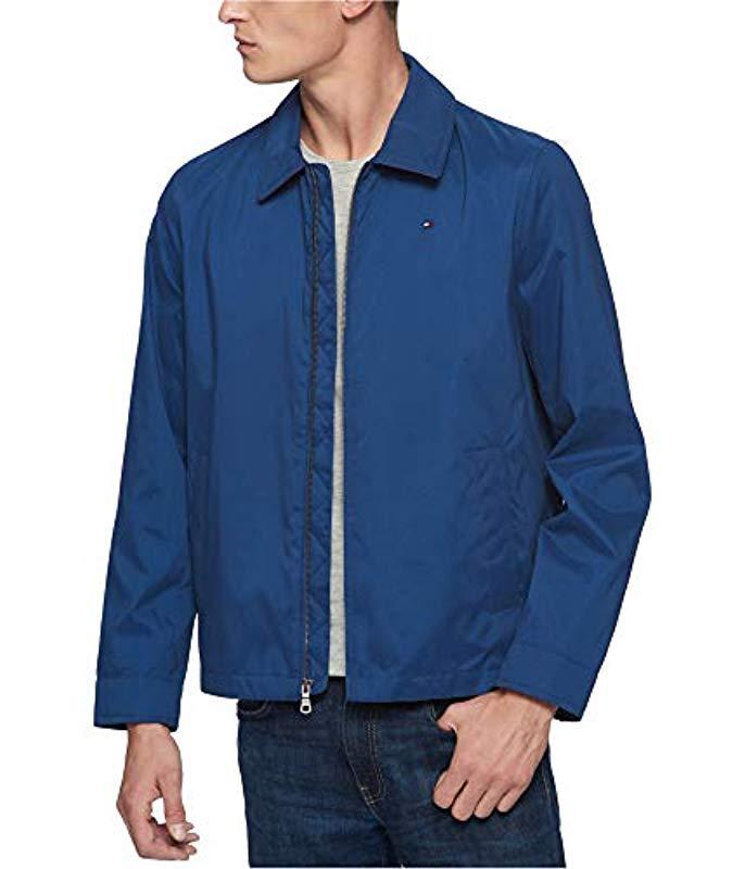Tommy Hilfiger Synthetic Lightweight Microtwill Golf Jacket (regular
