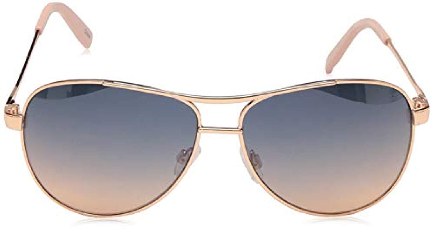 Jessica Simpson J106 Aviator Sunglasses With 100% Uv Protection, 60 Mm ...