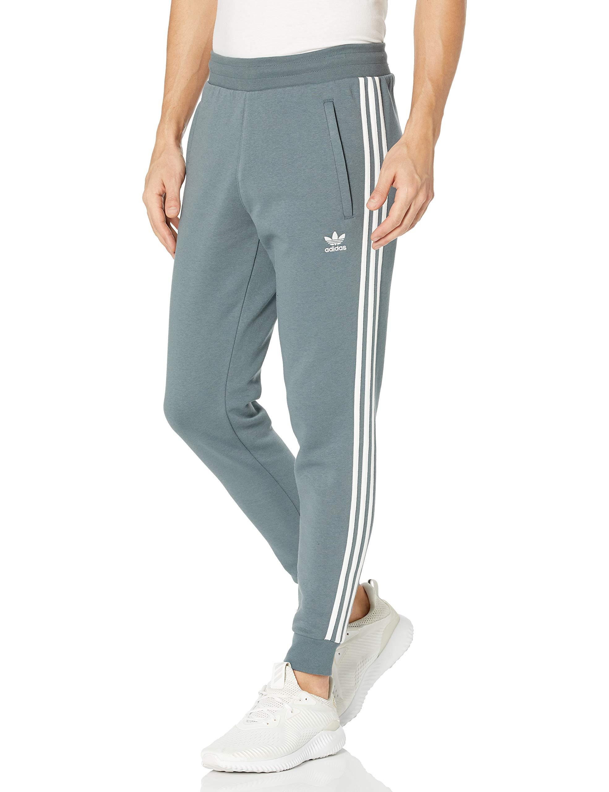 adidas Originals Fleece ,mens,3-stripes Pants,blue Oxide,xx-large for Men -  Lyst