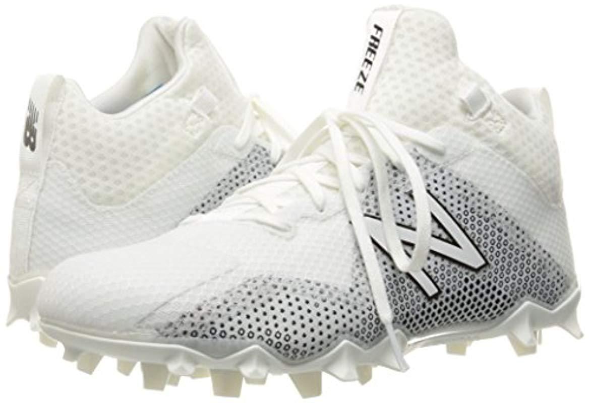 New Balance Freeze V1 Lacrosse Cleat in White/Black (White) for Men Lyst