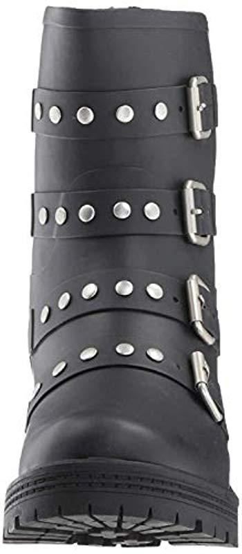 steve madden thunder rubber bootie