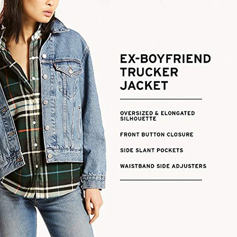 levi's ex boyfriend trucker jacket review