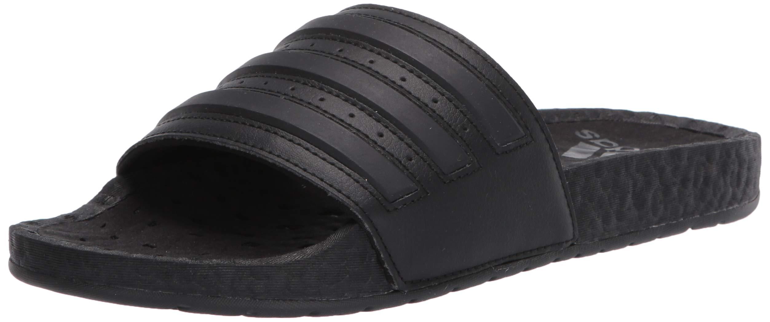 adidas black boost slides