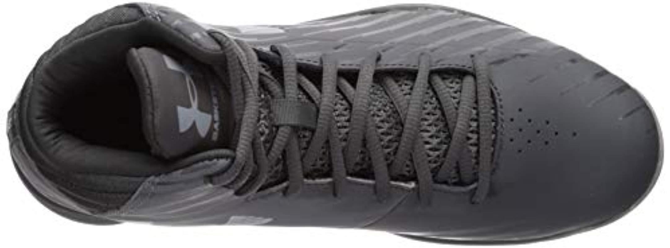 Under Armour Ua Jet Mid Basketball Shoes in Gray for Men | Lyst