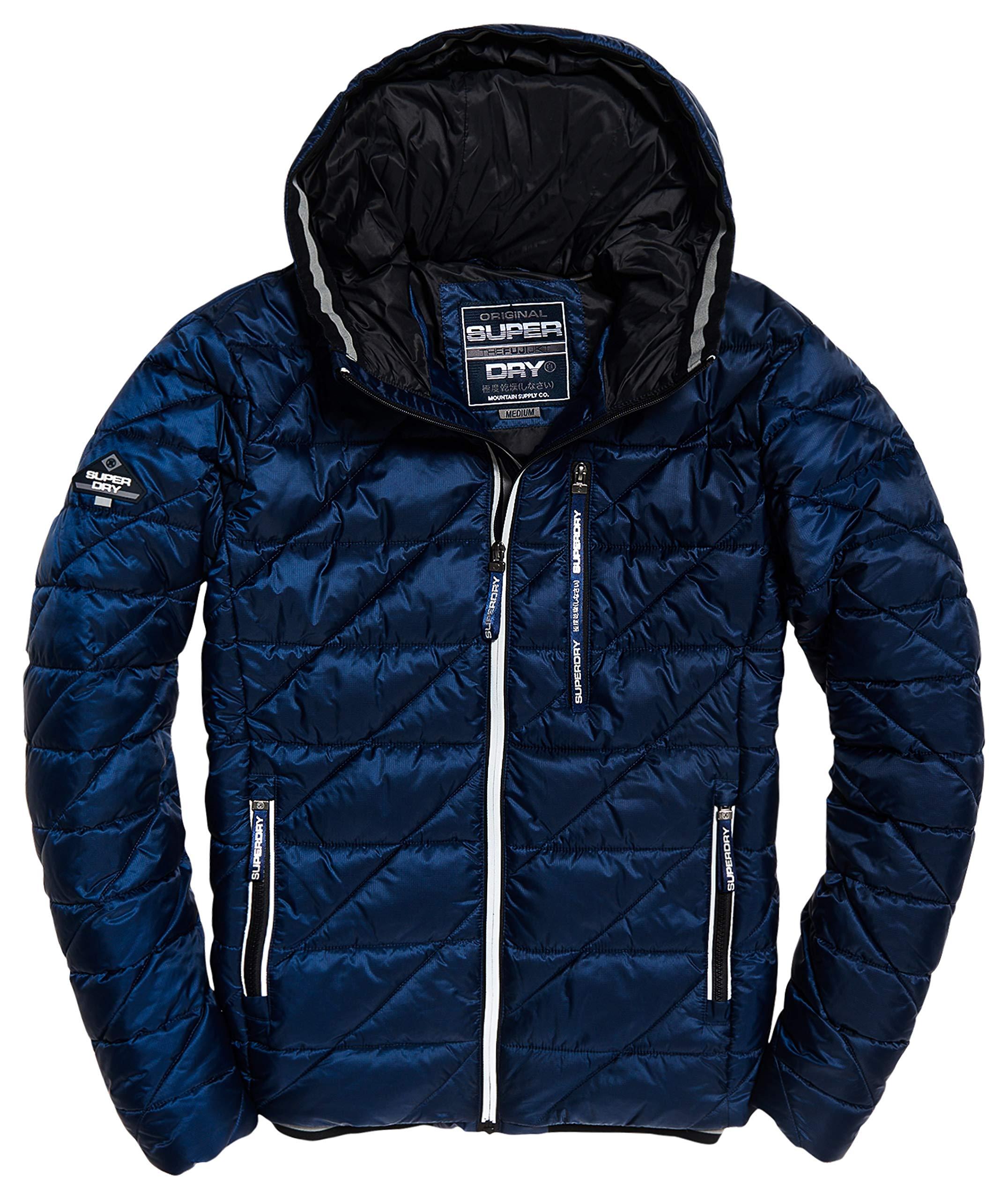 superdry blue coat
