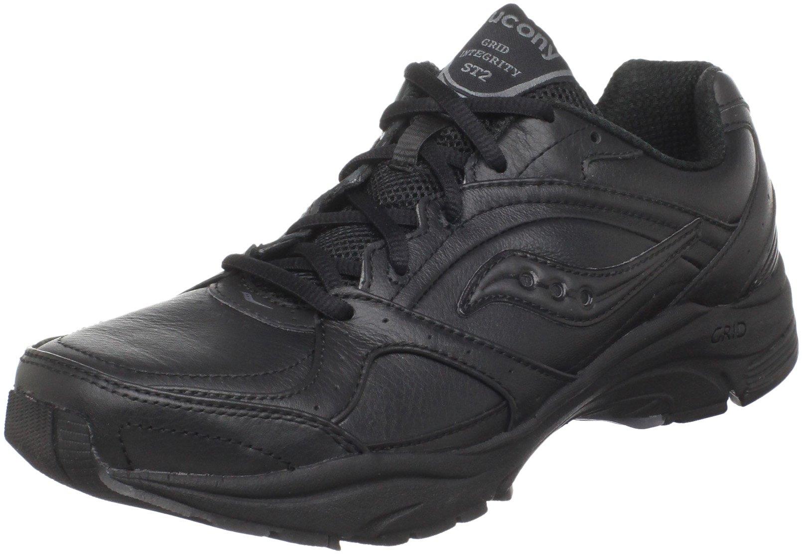 Saucony Progrid Integrity St2 Walking Shoe in Black/Grey (Black) | Lyst