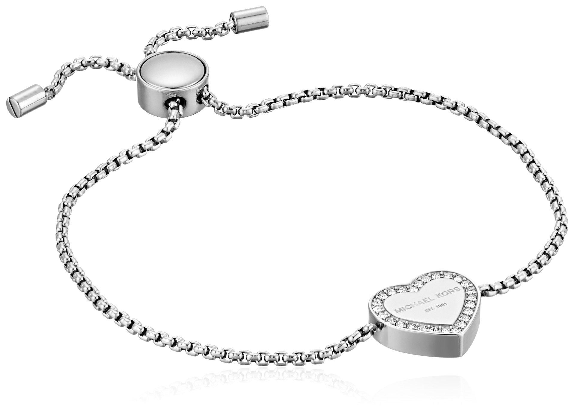 bredde Integral modtagende Michael Kors S Heritage Heart Adjustable Bracelet in Metallic | Lyst