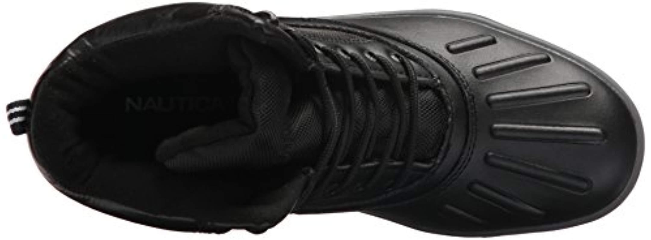 Nautica Rubber New Bedford Ankle Boot in Black for Men - Lyst