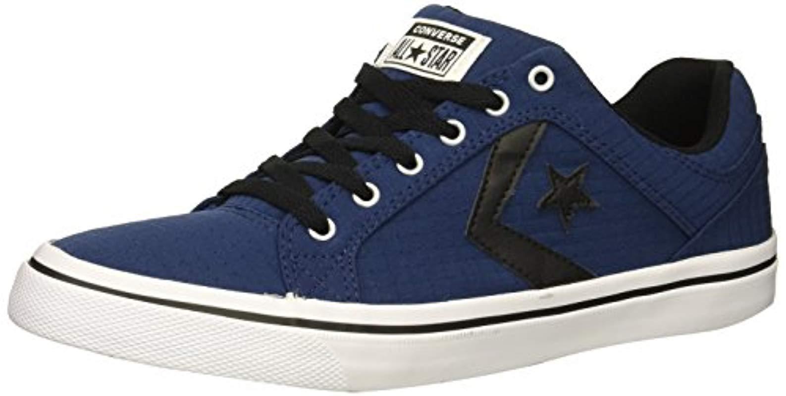 Converse El Distrito Ripstop Canvas Low Top Sneaker in Blue for Men | Lyst