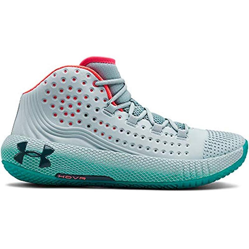 Under Armour Mens HOVR Havoc 2 Basketball Shoes Blue Sports Breathable 