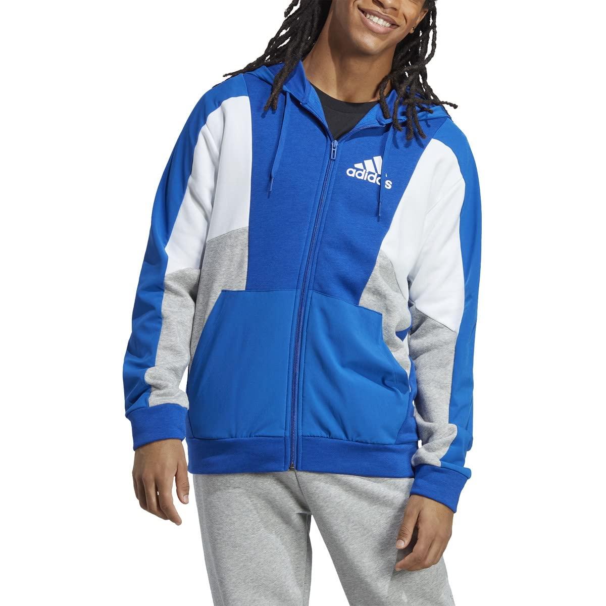 Adidas essentials store colorblock hoodie