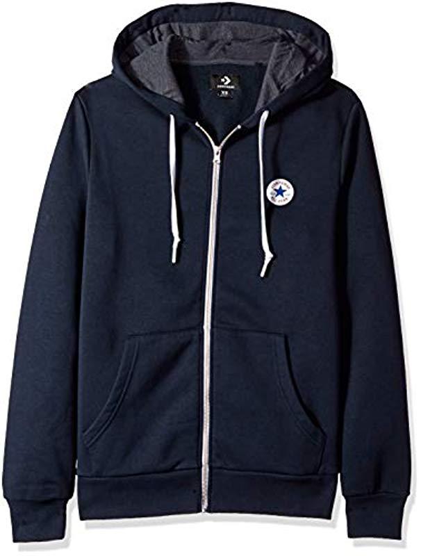 blue converse hoodie