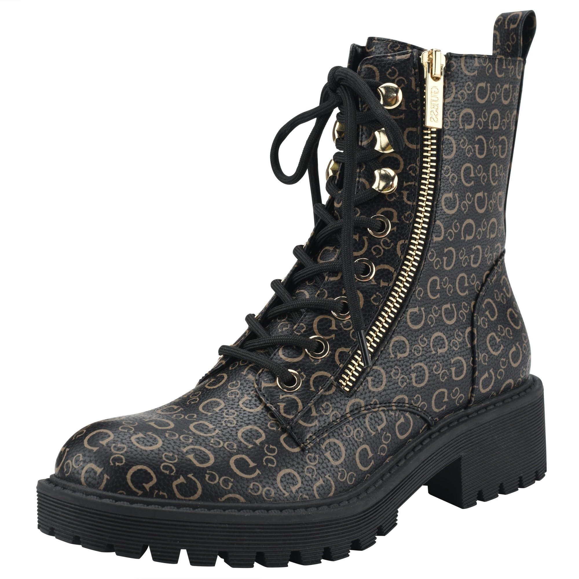 Guess Locate Combat Boot in Black Lyst