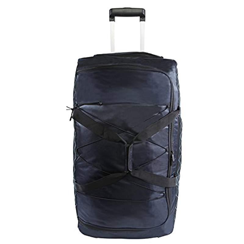 perry ellis rolling duffel bag