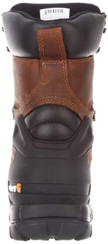 carhartt 10 inch waterproof insulated composite toe pac boot cmc1259