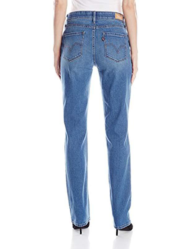 525 perfect waist straight jeans