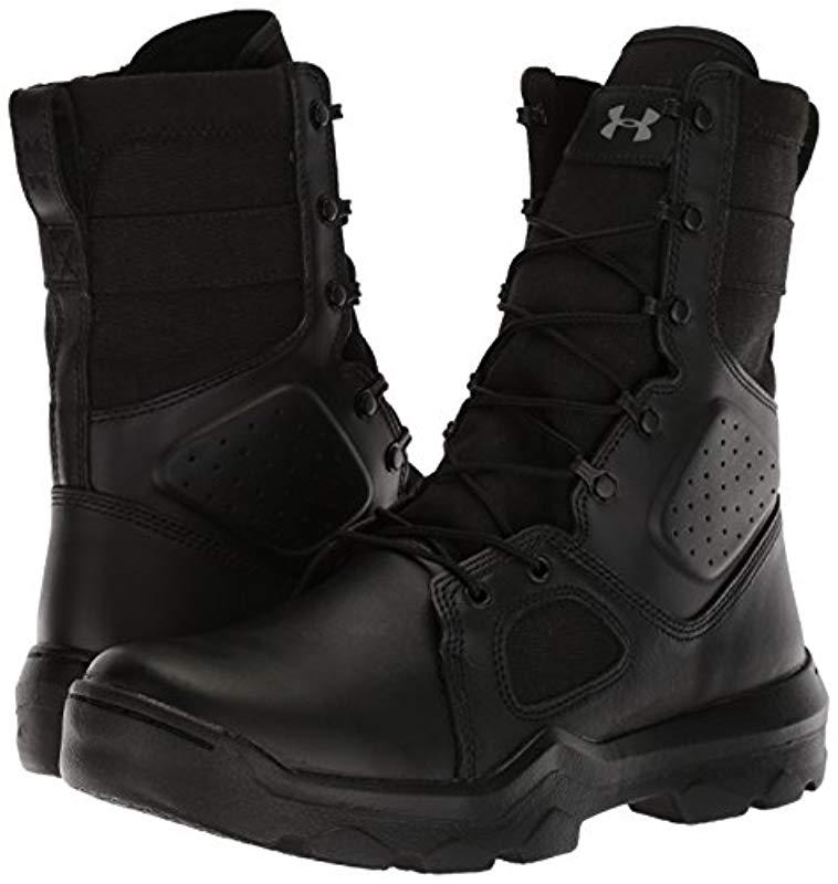 Under Armour Fnp Zip Military And Tactical Boot, (001)/black, 11.5 in