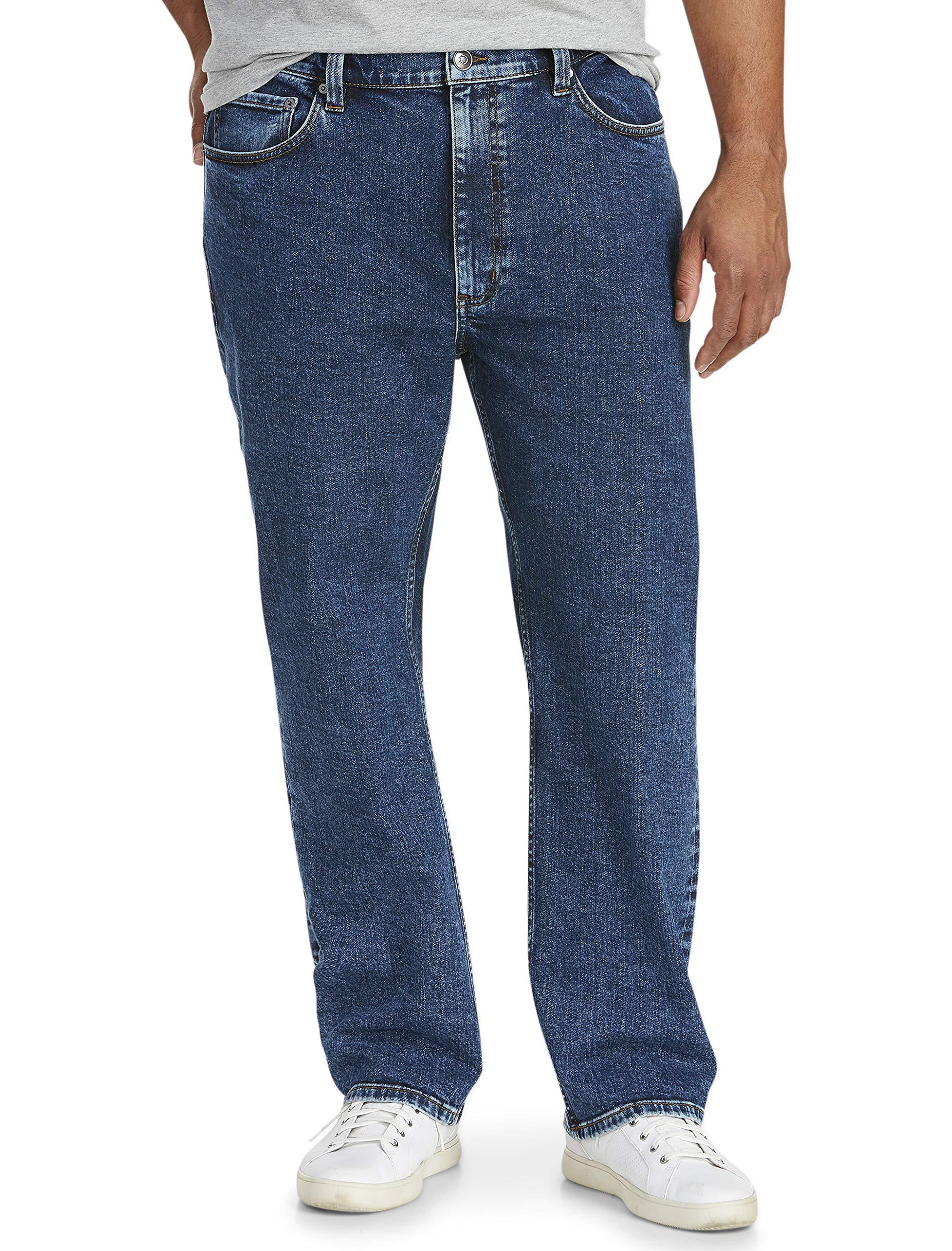 Amazon Essentials Big & Tall Relaxed Straight-fit Stretch Jean Fit By ...