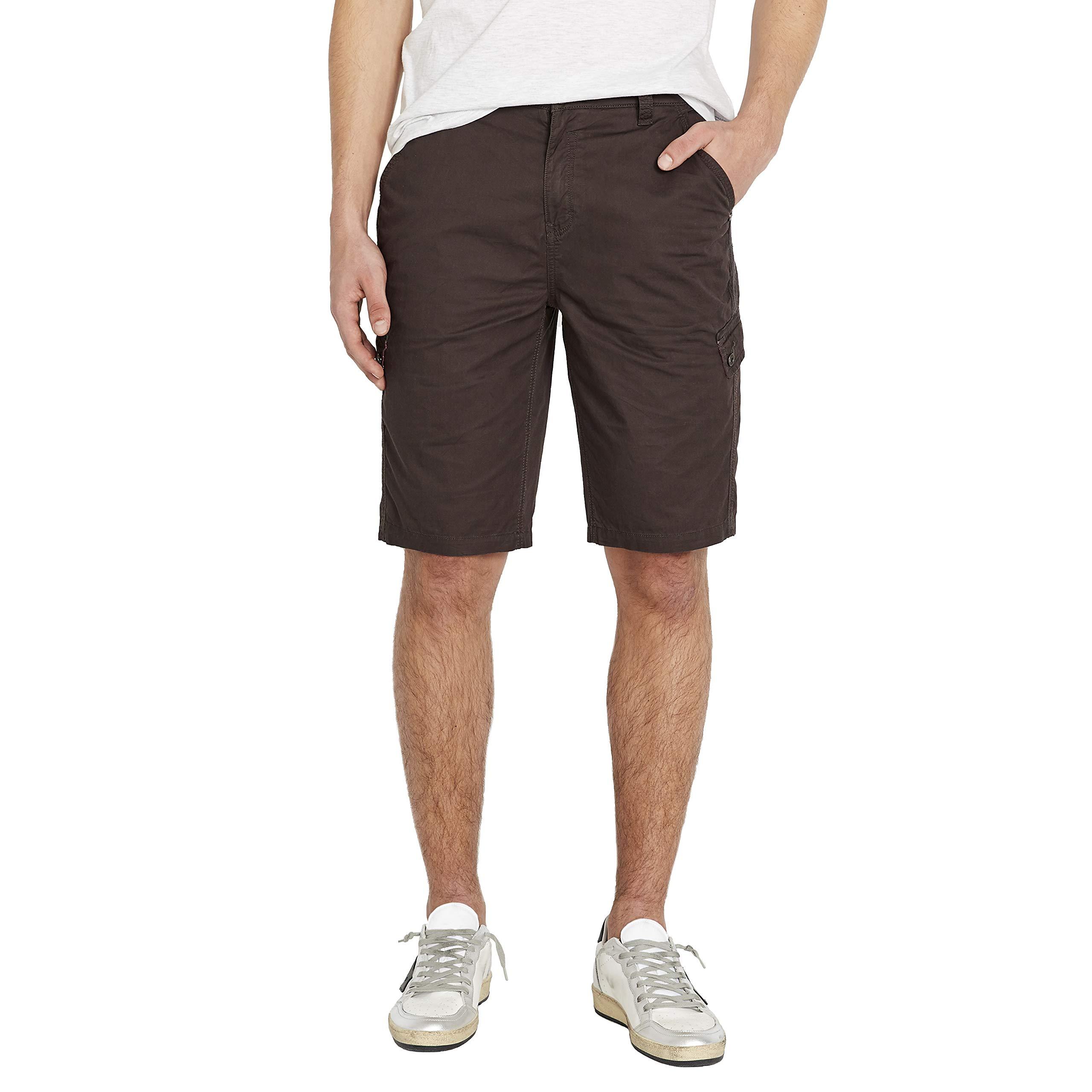 Buffalo David Bitton Cotton Cargo Shorts in Charcoal (Gray) for Men - Lyst