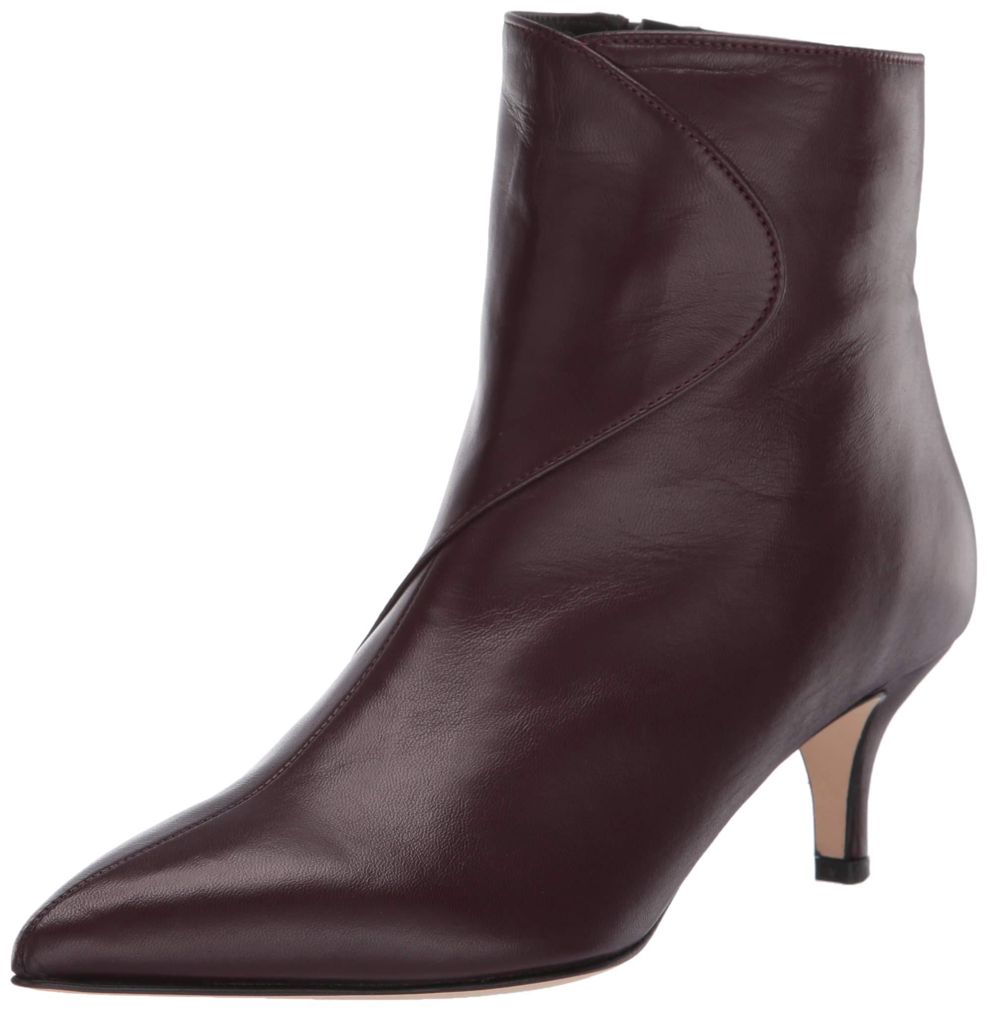 bootie with kitten heel