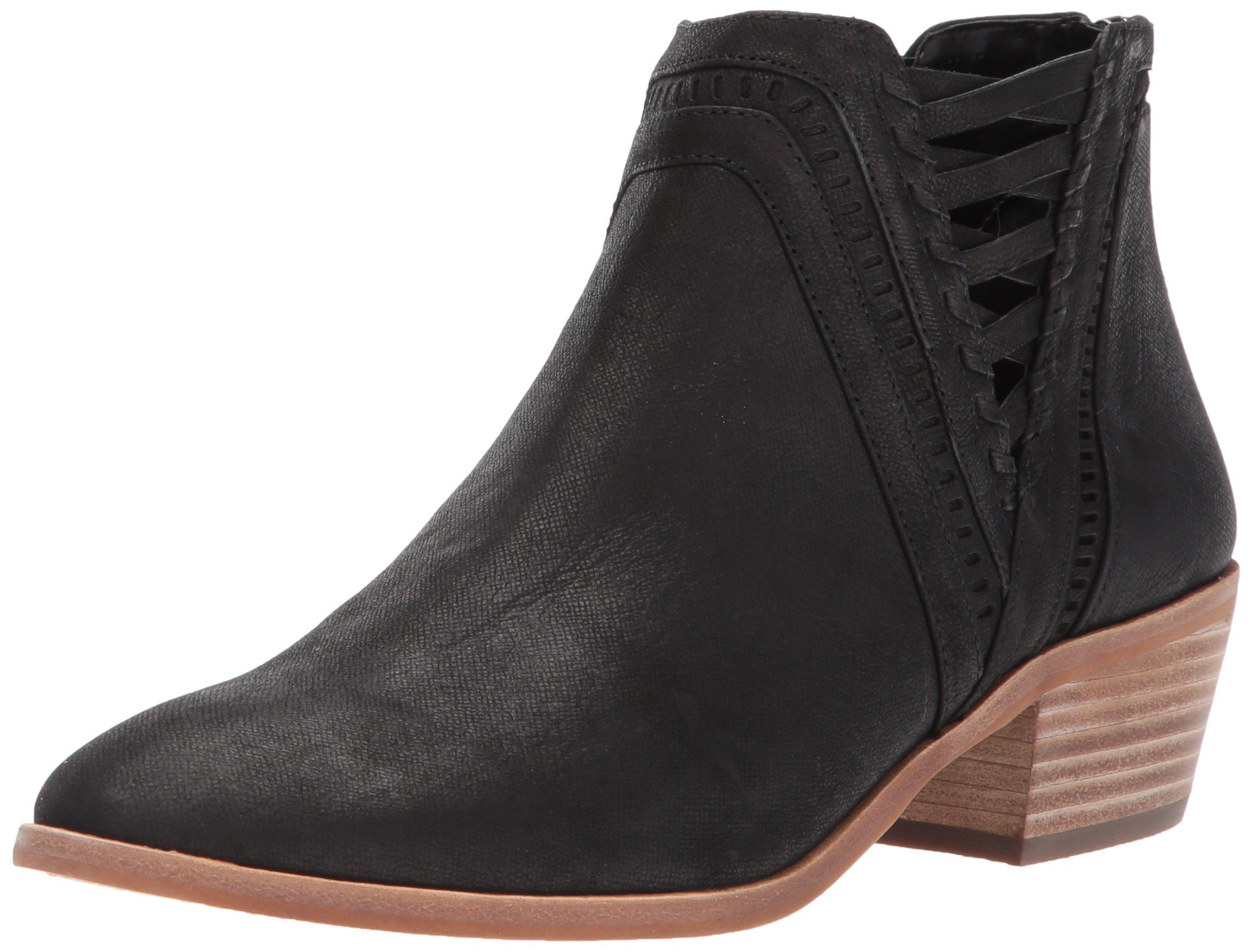 vince camuto black quilted boots