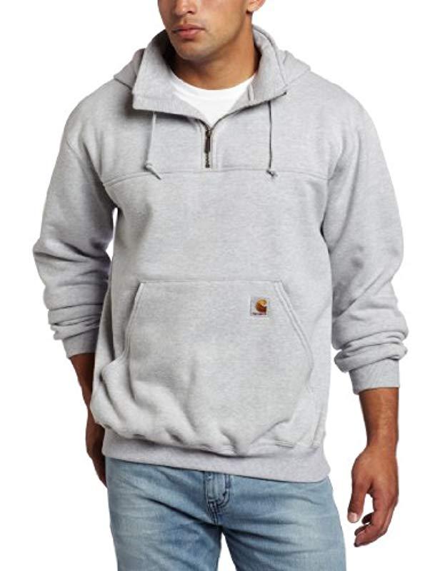 Download Lyst - Carhartt Big & Tall Hooded Zip Mock Neck ...