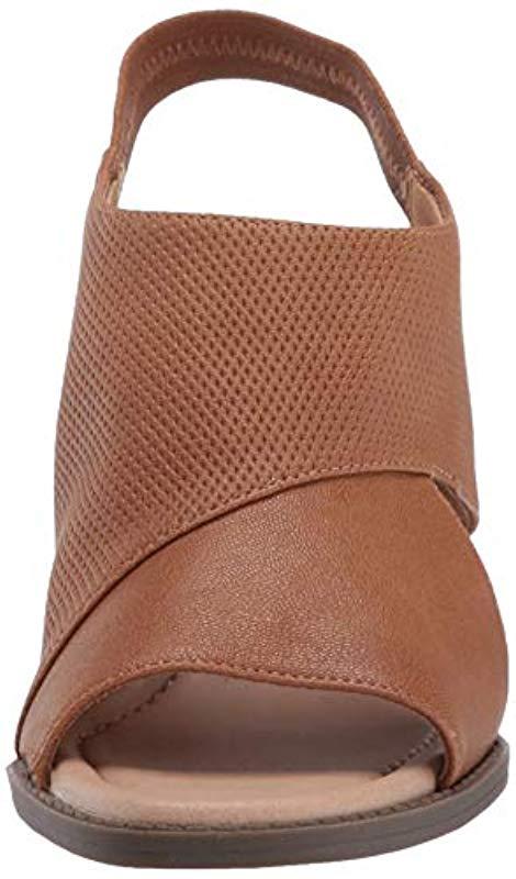 dr scholl's lemon block heel sandal