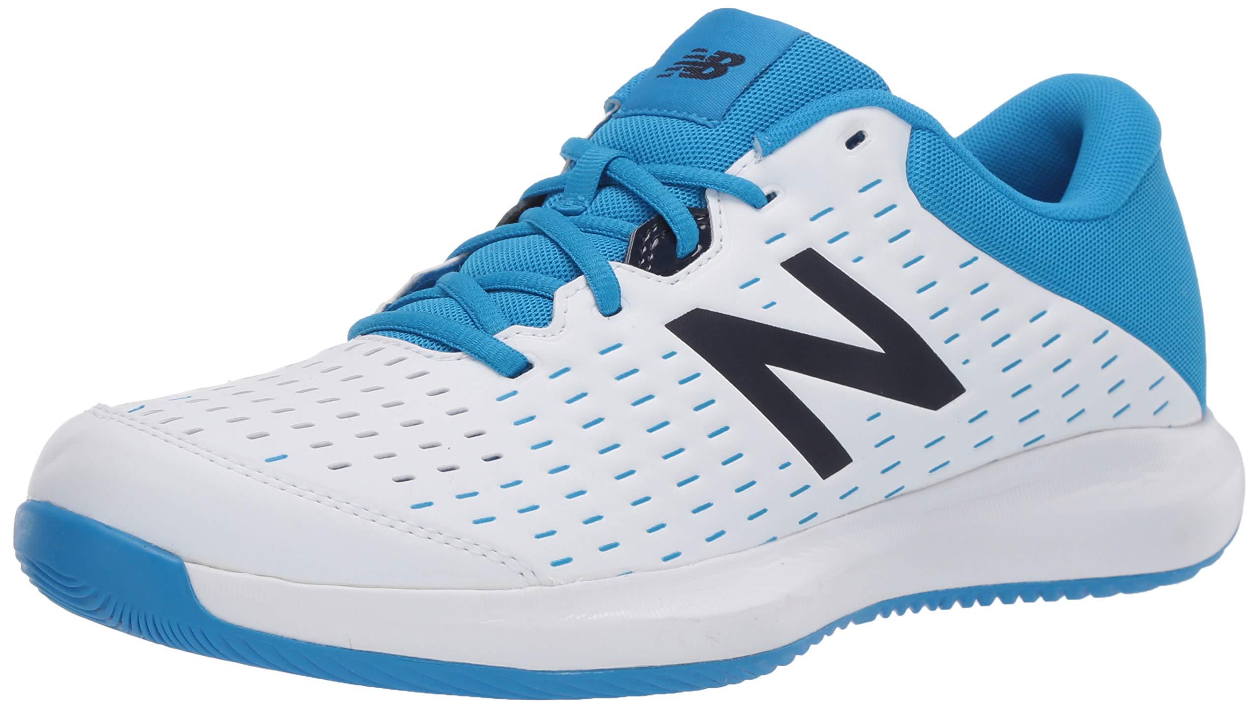 New Balance Mens 696 V4 Hard Court Tennis Shoe in White/Blue (Blue) for Men  - Save 32% | Lyst