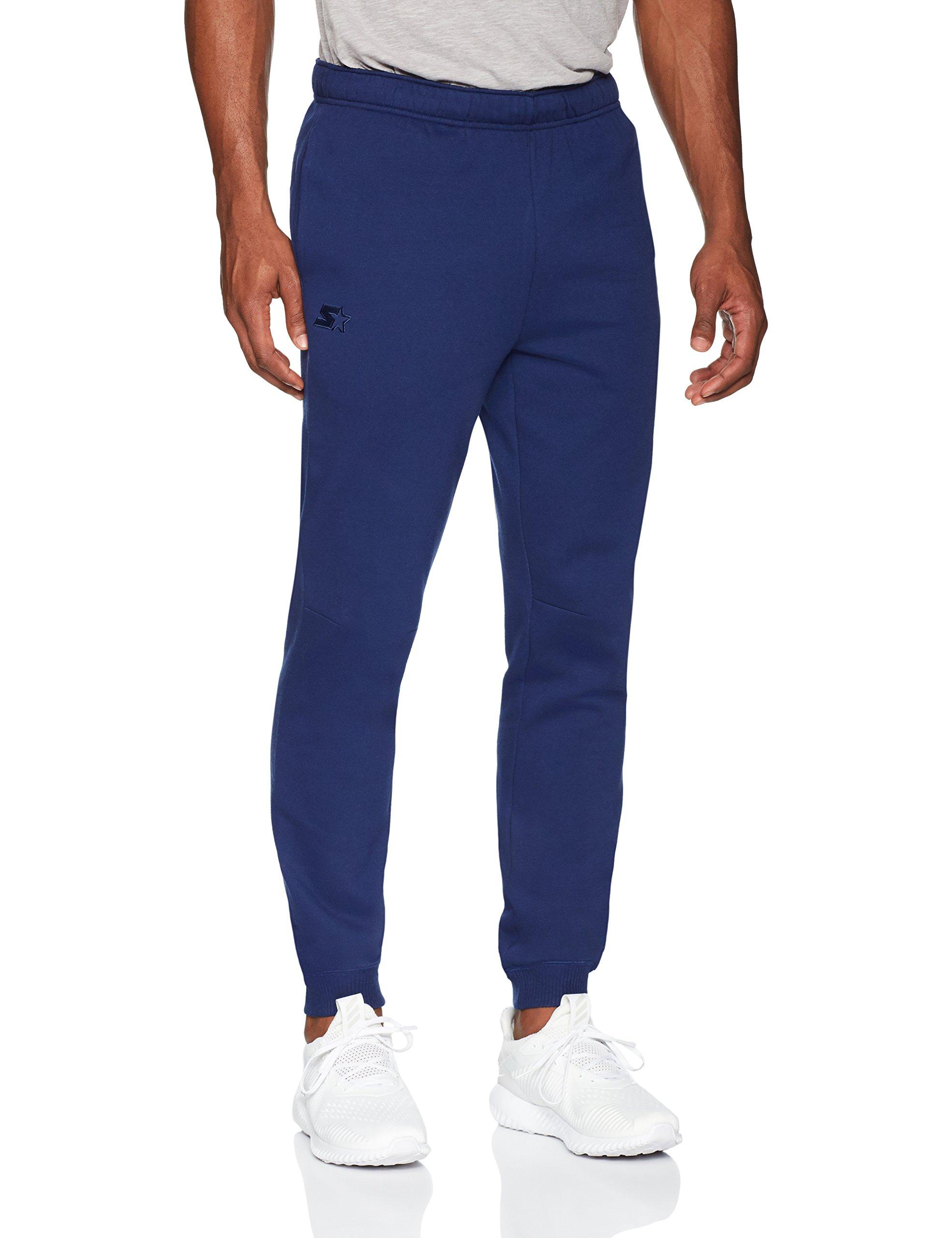 Starter Fleece Jogger Sweatpants With Pockets, Amazon Exclusive in Blue ...