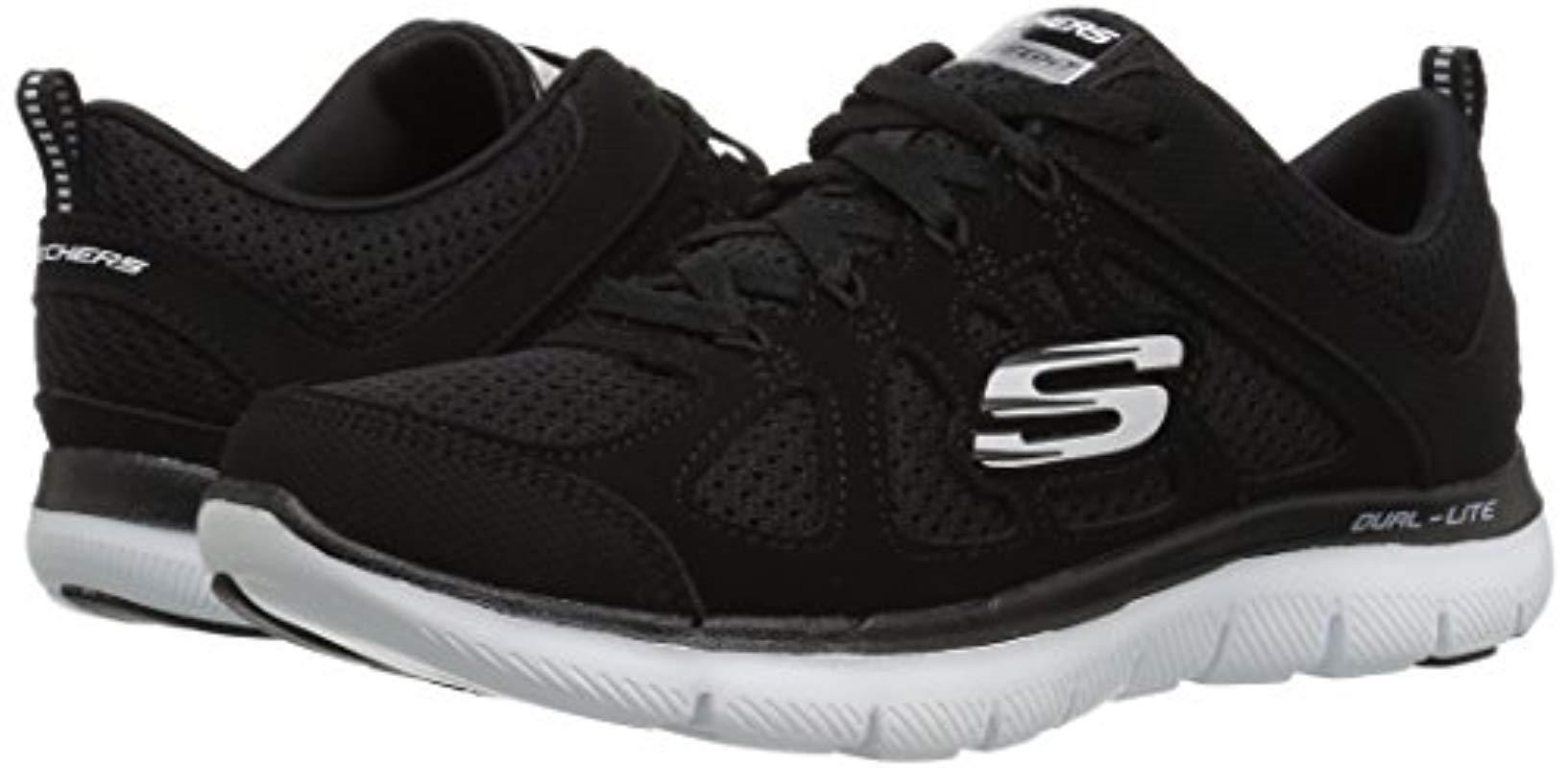 skechers women's flex appeal simplistic sneaker